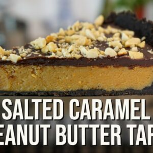 Salted Caramel Peanut Butter Tart | How To Make Recipe