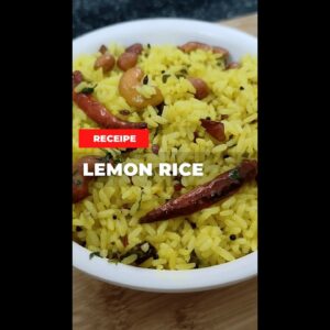 Lemon Rice Recipe Ingredients | लेमन राइस रेसिपी साहित्य #shorts #recipe #marathi #ricerecipe