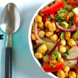 Your Favourite Protein Salad Recipe |High Protein Veg Salad For Weight Loss | Roasted chickpea Salad