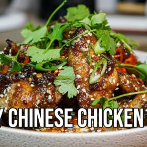 Sticky Chinese Chicken Wings | The Tastiest Recipe