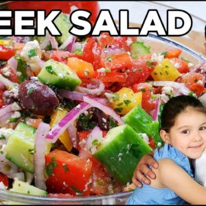 How to Make Greek Salad with Dressing [Traditional Recipe]
