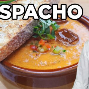 Healthy Homemade Gazpacho Soup Recipe