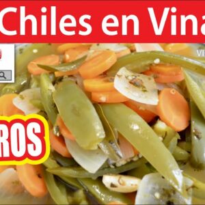 CHILES EN VINAGRE | Vicky Receta Facil
