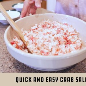 Quick and Easy Crab Salad