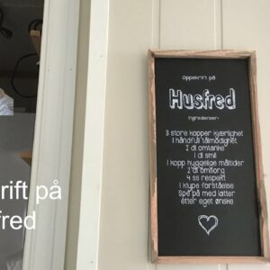 Ingredienser på husfred (oppskrift på husfred )