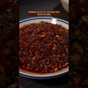 HOT & SPICY SOY BEAN PASTE RECIPE, A PERFECT MATCH FOR CARBS #recipe #chinesefood #cooking #paste