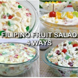 Filipino Fruit Salad 4 Ways Best for Noche Buena and Media Noche