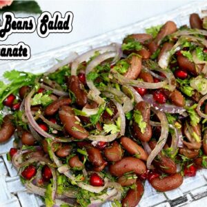 Healthy Weight Loss Salad Recipe | Red Kidney Beans Salad  | Protein Rich Rajma Salad Weight-loss