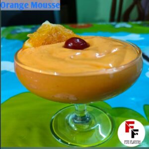 Orange Mousse Recipe——Easy and Quick#orange #mousse #shorts #fiveflavours#easyrecipe #quickrecipe