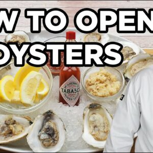 How to Open Oysters Fast at Home