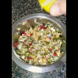 High Protein Salad Recipe For Weight Loss | Quick & Easy Low Calorie Breakfast #viralshorts #diwali