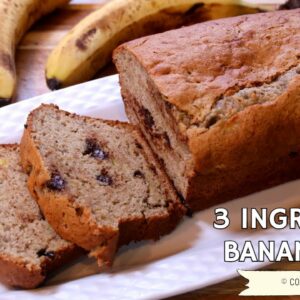 3 Ingredient Banana Cake Mix Loaf