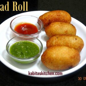 Bread Roll Recipe-Bread Potato Roll-Potato Stuffed Bread Roll-Quick and Easy Indian Snack Recipe