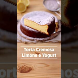 TORTA CREMOSA LIMONE E YOGURT Ricetta Facile – Buon’Idea #shorts
