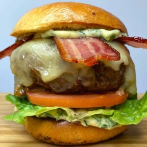 The Best Burger | The Ultimate Crispy Bacon Cheeseburger