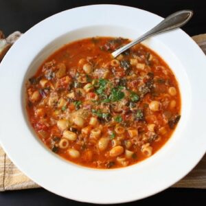 Minestrone Soup Recipe – Italian Vegetable and Pasta Soup