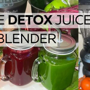 3 Detox Juice Recipes | How To Make Juice With A Nutribullet Blender | Immune Boosting Juice Recipes