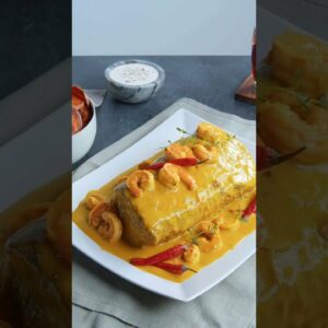 Una #ricetta facile e veloce di arrosto di maiale al #curry 🍖😮🍤 #shorts