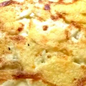 Cremede, klassiske flødekartofler / Kartofler i fad med fløde – Opskrift # 151