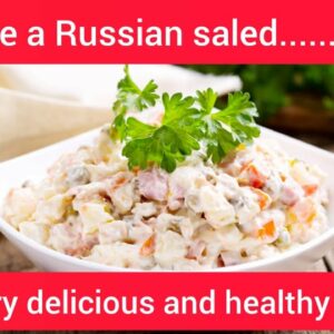 Healthy Russian Salad recipe🤤🤤