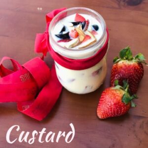 Fruit Custard Recipe | Custard Recipe | Fruit Salad With Custard Recipe