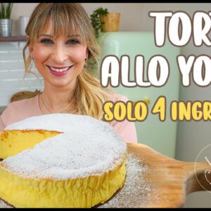 Torta allo yogurt con SOLO 4 ingredienti una nuvola ricetta HO VOGLIA DI DOLCE