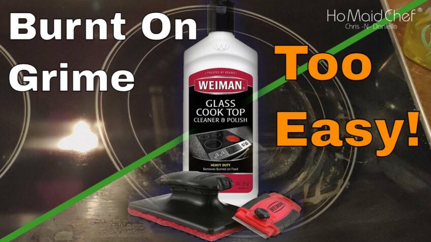 How To Clean Glass Stove Top Review Of Weiman Cooktop Cleaner Kit