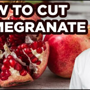 How to Cut a Pomegranate Video Fast and Easy