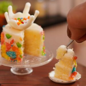 Miniature Rainbow Cake