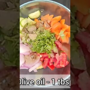 Healthy Salad Recipe For Weight Loss | Easy Vegetable Salad | Mixed Vegetable Salad Recipe ❤️