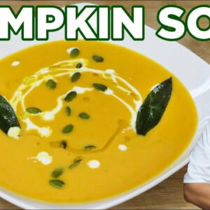 How to Make Pumpkin Soup at Home | Best Recipe for Pumpkin Soup by Lounging with Lenny