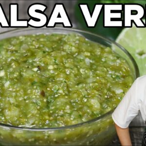 Best Mexican Green Salsa Recipe | Salsa Verde Recipe by Lounging with Lenny