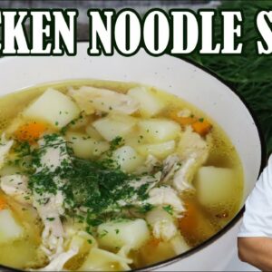 The Best Chicken Noodle Soup Recipe from Scratch | Homemade Chicken Noodle Soup Recipe