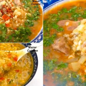 2 Delicious Soup Recipes For Iftar Ramadan دو نوع سوپ بسیار خوش ذایقه برای افطاری و رمضان Ramzan