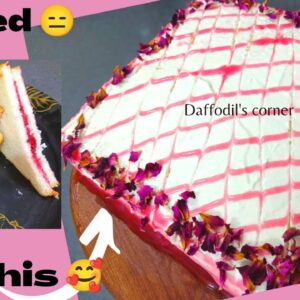 Only 3 Ingredients-Bread Cake|Simple & Delicious Cake recipe|100th Video special|Daffodils corner
