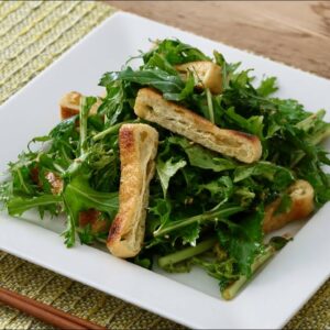 Mizuna Salad Recipe – Japanese Cooking 101