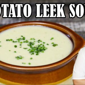 The Best Potato Leek Soup Recipe | Cozy Soup for Everyday by Lounging with Lenny