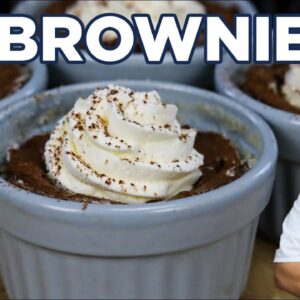 Fast and Easy Individual Brownie | Recipe by Lounging with Lenny