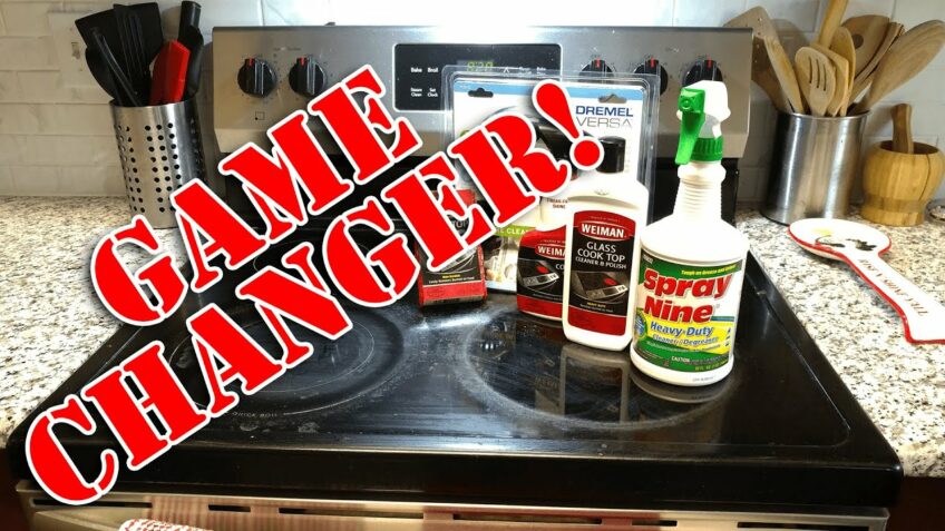 Cleaning Glass Top Stoves | How To Clean Cooktop Burnt On With WD40 The Best Cleaner!