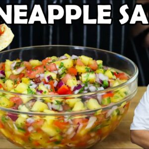 Best Pineapple Salsa | Recipe by Lounging with Lenny