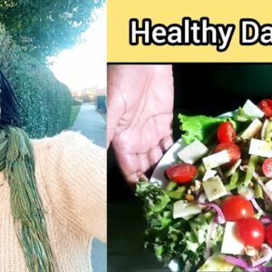 SIMPLE LIFE:Daily Vlog:  A Morning Walk- healthy salad Recipe