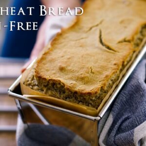 Buckwheat Bread | 5-ingredients, Gluten Free, Vegan, No-Knead