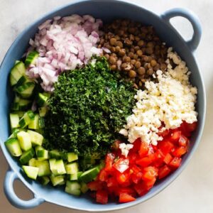 Easy Lentil Salad | Perfect Prep Ahead Lunch