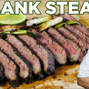 Tender Flank Steak | Cast Iron Recipe by Lounging with Lenny