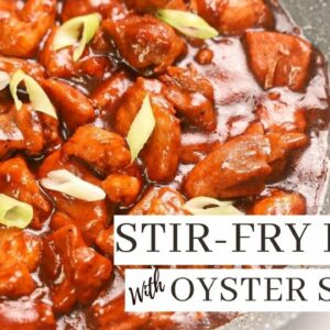 Stir fry Pork with Oyster Sauce ( Pinoy Recipe )