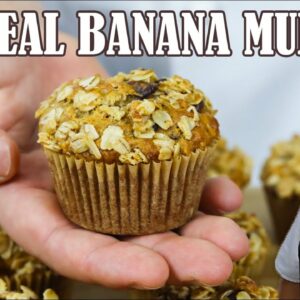 Easy Oatmeal Banana Muffins | Recipe by Lounging with Lenny