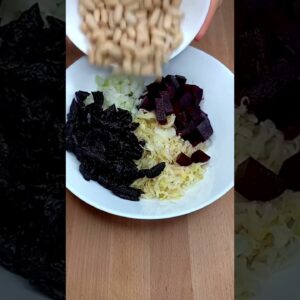 Ukrainian beetroot salad recipe.  Varya Hutsulska