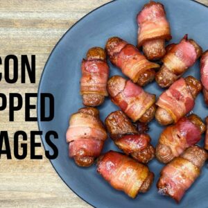 Bacon Wrapped Sausages | Christmas 2019 Recipes