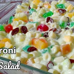 Macaroni Fruit Salad | How to make Macaroni Fruit Salad (Pinoy Style)
