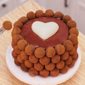 Moist Miniature Chocolate Balloon Cake Decorating – Easy Truffle Chocolate Cake Recipe | Mini Bakery